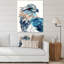 Portrait d'un aigle bleu - peinture sur toile-67325556-67325558