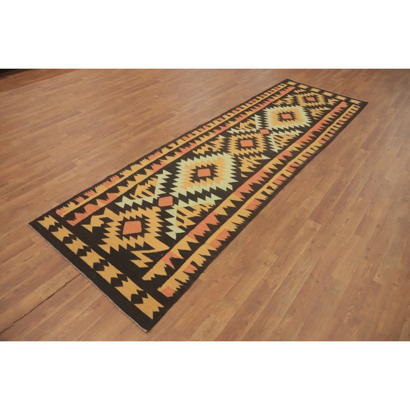 Tapis tribal en laine Kilim