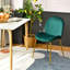 Fauteuil d'appoint en velours-1015743377