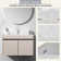 37 Inch Marble Vanity Top, White Vanity Top With Pre-Drilled Faucet Holes, Bathroom Vanity Top With Undermount Rectangular Middle Sink And 4" Height Backsplash,  Bianco Carrara Venato