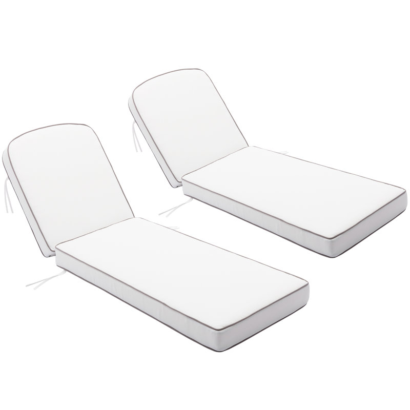Coussin de siège / dossier d'extérieur en polyester très épais R 23 po x l 75 po x P 75 po avec épaisseur de 5 po Ranu