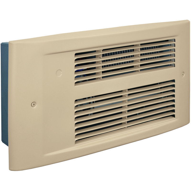 King Electric Electric Wall Mounted Space Heater, 1750W / 240V / 7.3Amp, Almondine