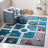 HildrethTurquoise/Gray/Red Area Rug-2065718865