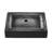 Voltaire Ceramic Rectangle Vessel Sink, Matte Black-55039693