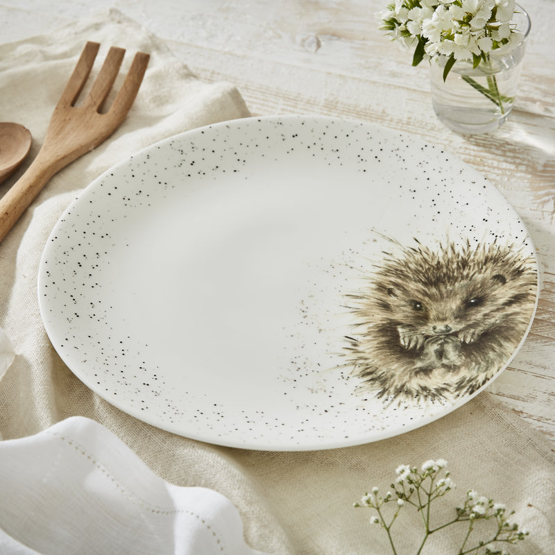 Classic Wrendale Designs  - Coupe Platter (Hedgehog)