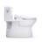 TOTO Redington WASHLET+ S7 One-Piece Elongated 1.28 GPF Auto Flush Universal Height Toilet with CEFIONTECT, Cotton White - MW6724726CEFGA#01
