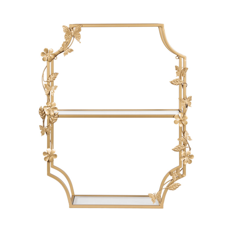 Rosella Ornate Tiered Wall Shelf