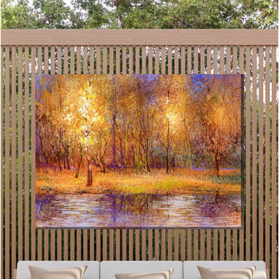 Décoration murale d’extérieur soleil minuit Frierson