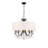Havant 5 Light Matte Black Chandelier