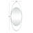 Saraiya Solid Wood Oval Wall Mirror-1244376267