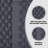 10-Piece Gray Cotton Kitchen Towels Set, Waffle Weave Dish Cloths 2 Sizes, 100% Ring Spun Cotton-129472283
