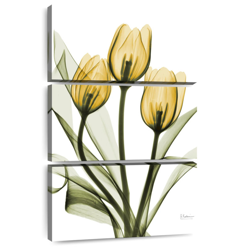 Bouquet de tulipes dorées Harnek, H 74 po x l 48 po