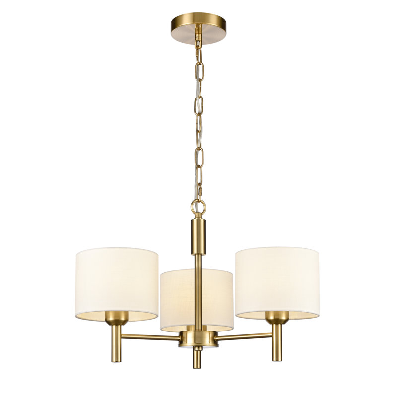 Akyrie - Light Brass Shaded Pendant, 12.4cm H x 20cm W x 20cm D