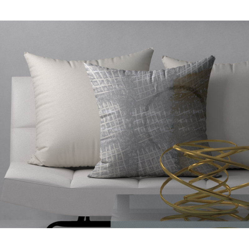 Reversible Throw Pillow, 18" x 18"