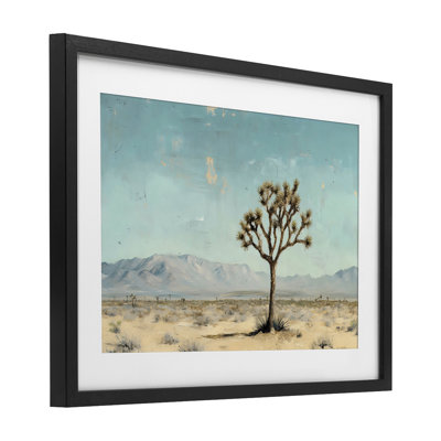 Stretch Of Desert Expanse Framed Print Under Glass, design by Franklyn Gregory