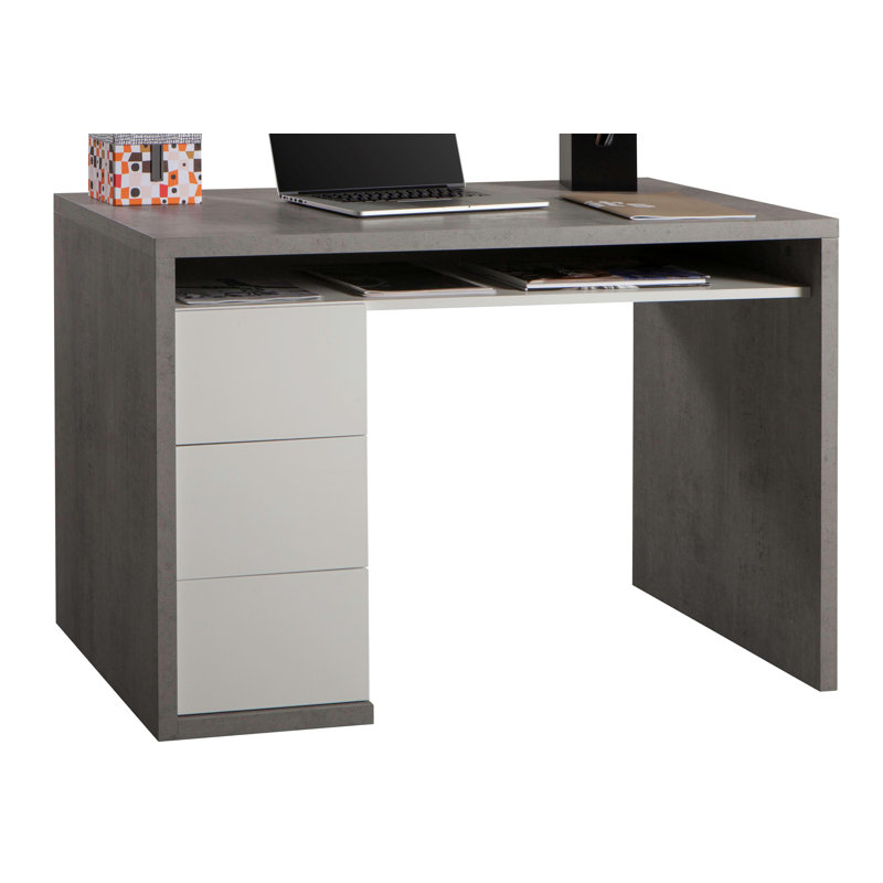 Moneta Writing Desk, Brown/Creme