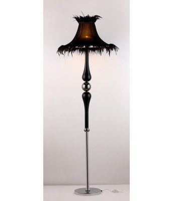 Indianola 73'' Chrome Traditional Floor Lamp