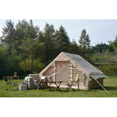 Tente de camping gonflable 4 saisons avec structure gonflable haute performance et structure gonflable 4 à 6 personnes