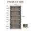 39.9cm H x 31.4cm W Standard Bookcase