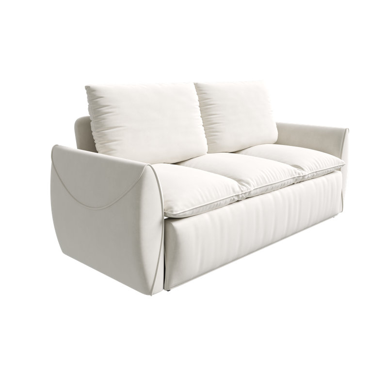 70.9" Pull Out Sofa Bed, 3-Seat Convertible Sleeper Sofa with 2-in-1 Pillow and Blanket Set,Multi-Functional Velvet Loveseat Bed