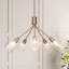 Lustre géométrique spoutnik 5 lumières Adelgunde