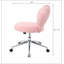 Fauteuil pivotant à 360 ° réglable en hauteur, fauteuil pivotant, tissu en peluche, fauteuil de bureau personnel-1413592305