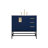 Eugene 36'' Single Bathroom Vanity with Engineered Marble Top-529394464