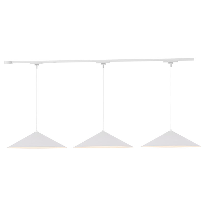 Luiz 81-in Black dimmable LED Trilo Ceiling Kit, Natural