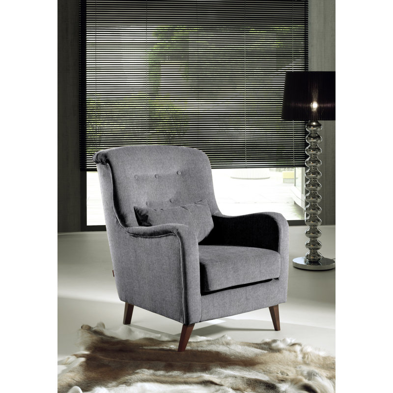 Deshaun Armchair, Grey/Brown/Blue