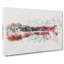 Lake Reflection Watercolour - Wrapped Canvas-56665164