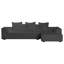 Canapé modulaire rembourré de 118 po avec méridienne Winnetka-81089230-81089229
