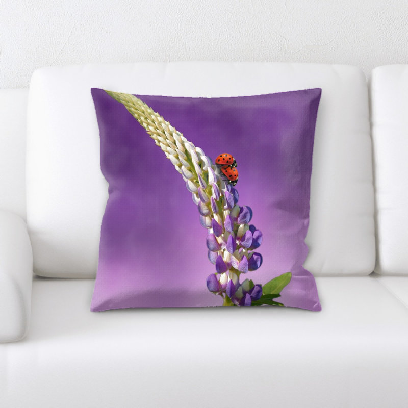 Microsuede Throw Pillow