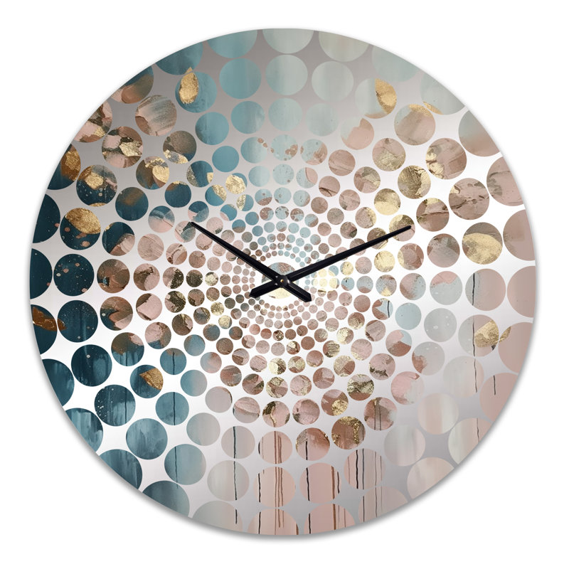 Samyra - Horloge murale hortensia, Très grand