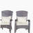 Patio Chair with Cushions(Beige Cushion)