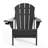 Set Of 6 Folding Adirondack Chairs, Firepit Chairs, Cup Holder, All-Weather HDPE-1499868923