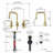 2-handle Bathroom Faucet with Drain Assembly-62448799