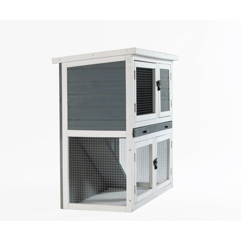 Cage à lapin avec rampe Carsdale