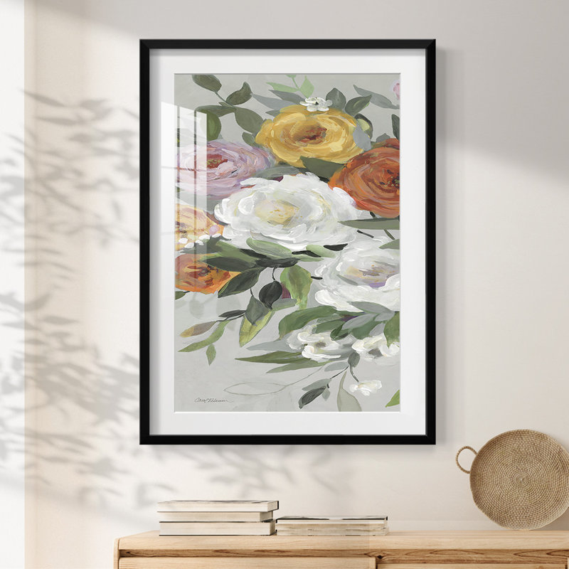 Impasto III - Toile tendue avec châssis, H 28,5 po x l 20,5 po, Noir