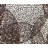 Metal Geometric Overlapping Perforated Plate Black Wall Decor