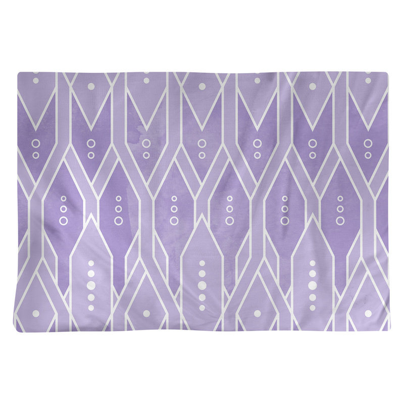 Récapitulatif de coton 18 po treillis, Mauve, Sergé de polyester