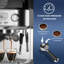Semi-Automatic Espresso Machine, Coffee Machine with Steam Milk Frother, LCD Smart Screen
