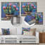 Cactus rose en poterie du désert - impression d'art mural cactus floral-791165699-791165706