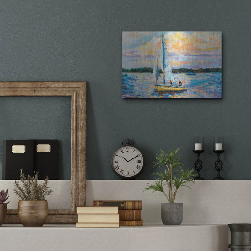 «Long Sail Tides» par Jeanette Vertentes, H 12 po x l 16 po