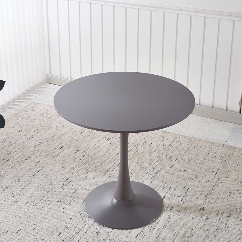 Table tulipe 31,5 pouces Mid-Century, Gris, Gris