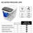 Los Flexi Smart Toilet with Bidet, Built-In Water Tank, Battery Backup Flush, Foot Kick Flush, Side Panel Control & Remote, ETL Plug-126171279