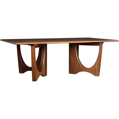 Walnut Grove Solid Wood Trestle Coffee Table