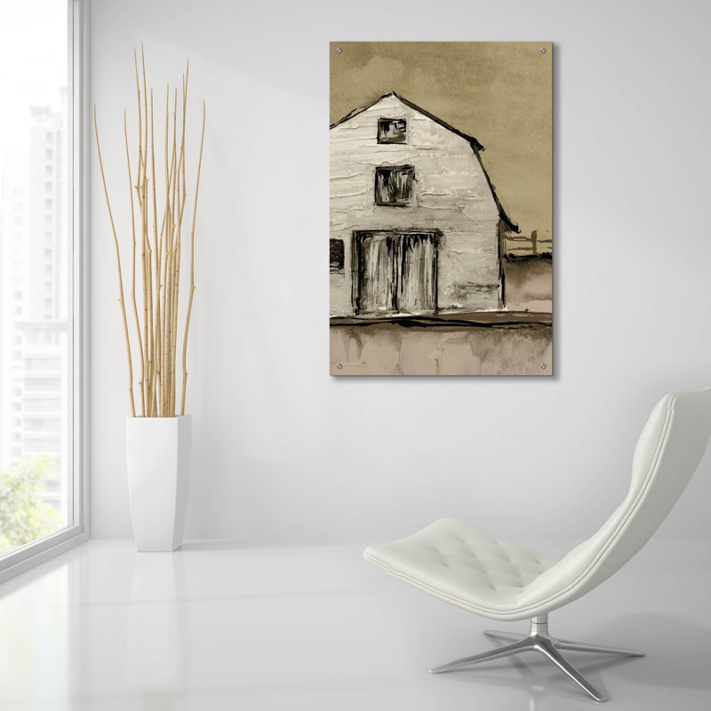 Art mural en verre brun 3 pi par Chris Paschke, H 36 po x l 24 po x P 0,2 po