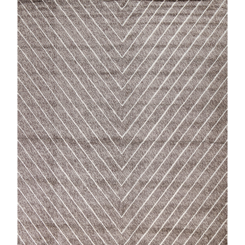 Tapis contemporain contemporain de style oriental transitionnel 7 x 10, Carré 9 pi 10 po