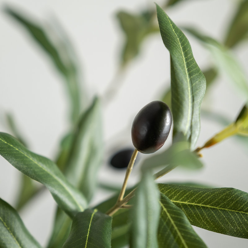 86cm Faux Olive Branch Stem Pack