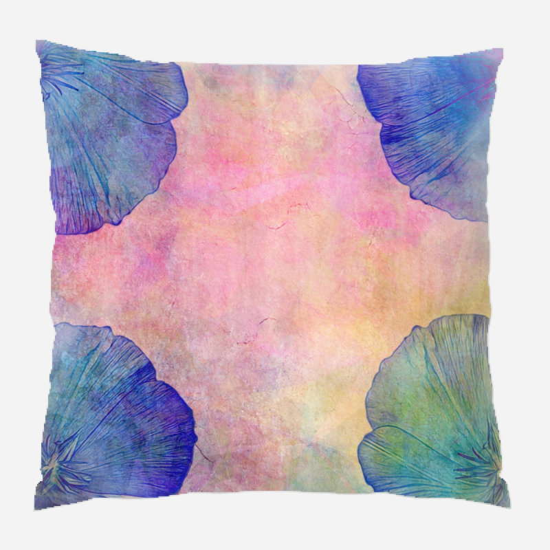 Coussin décoratif texture Fairfield, Microsuède, Intérieur